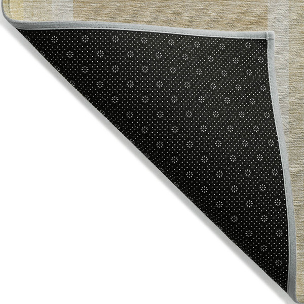 8' X 10' Beige Abstract Washable Indoor Outdoor Area Rug N270-561308