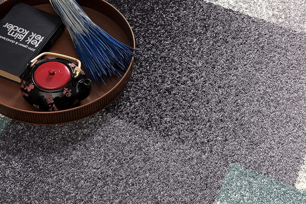 7' X 9' Gray Modern Geometric Area Rug N270-390341