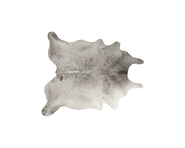 5' X 7' Taupe and Ivory Cowhide Hand Knotted Area Rug N270-544342