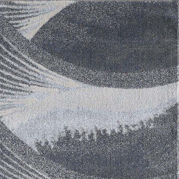 8' X 11' Blue and Gray Abstract Area Rug N270-475275