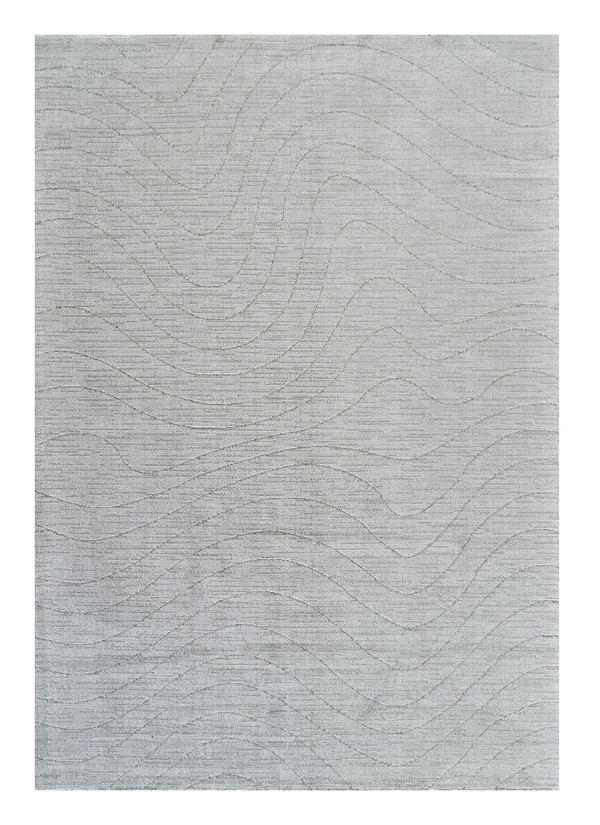 8' X 11' Gray Abstract Non Skid Area Rug N270-559088