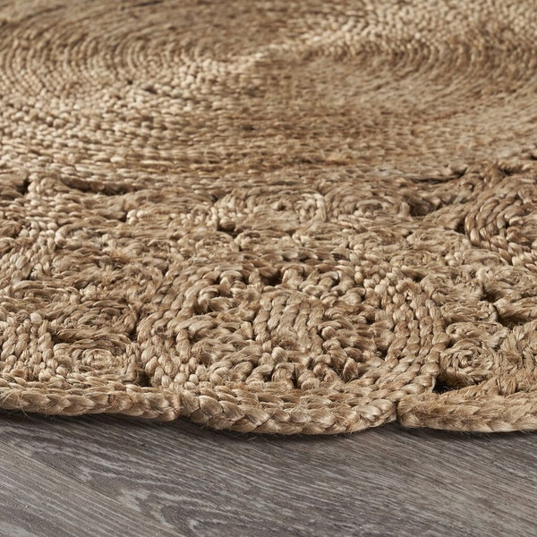 Natural Bloom Boutique Jute Rug N270-394225
