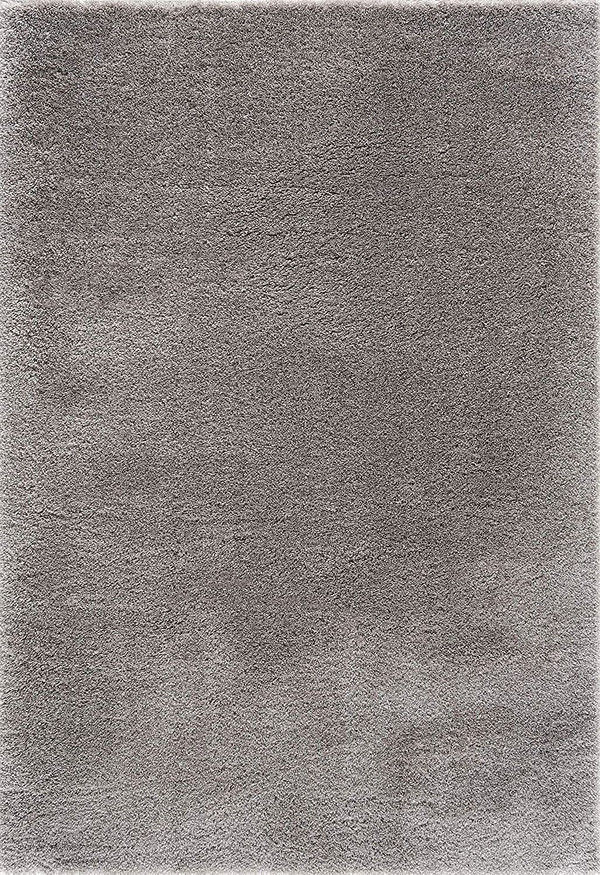 4' X 6' Gray Modern Solid Shag Area Rug N270-392377