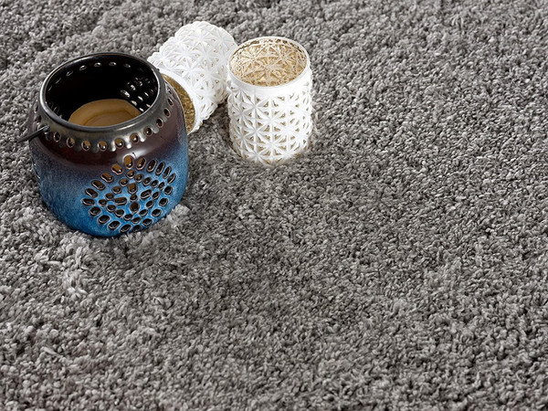 4' X 6' Gray Modern Solid Shag Area Rug N270-392377