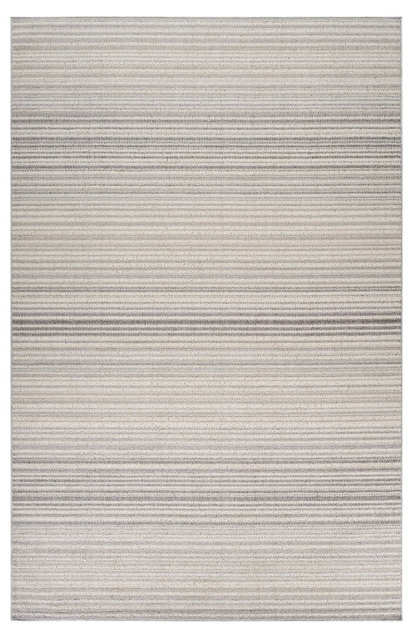 8' X 11' Gray and Ivory Abstract Area Rug N270-558382