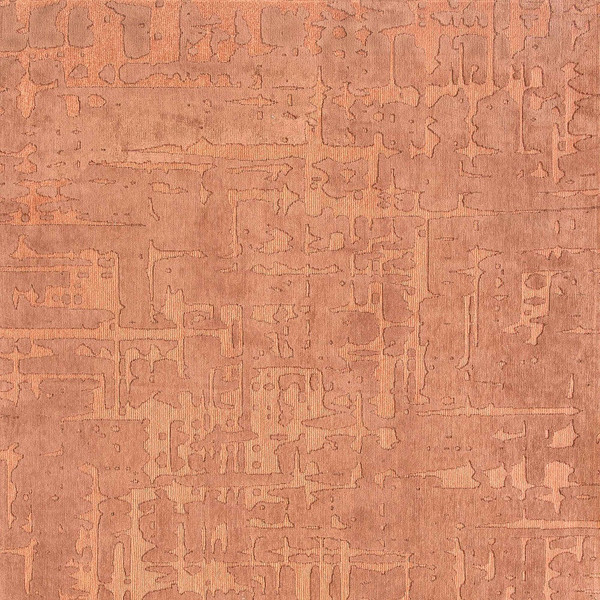 5' X 7' Orange Abstract Non Skid Area Rug N270-548674