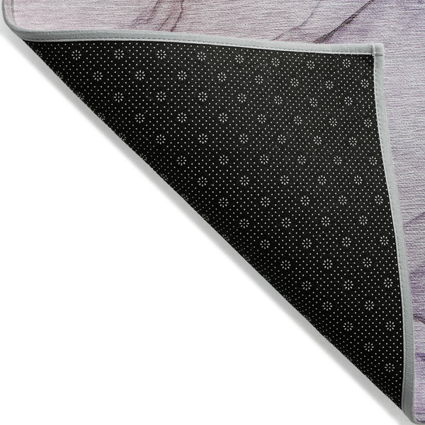 9' X 12' Gray and Purple Abstract Washable Non Skid Indoor Outdoor Area Rug N270-559413