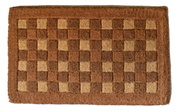 18" X 30" Brown Coir Outdoor Door Mat N270-573936