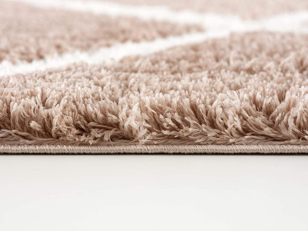 5' X 8' Beige Geometric Area Rug N270-392358