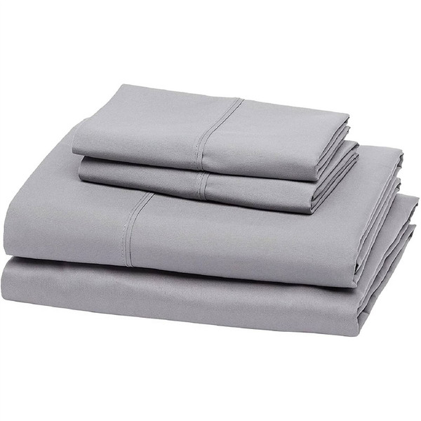 Queen Silver Grey 100-Percent Egyptian Cotton 1000 Thread Count Sheet Set Q280-SLQNSE524627146