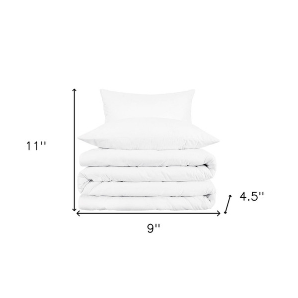 White King Cotton Blend 1000 Thread Count Washable Duvet Cover Set N270-528121
