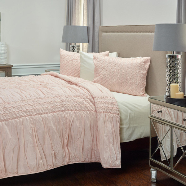 Pink Queen 100% Cotton 300 Thread Count Machine Washable Down Alternative Comforter N270-479973
