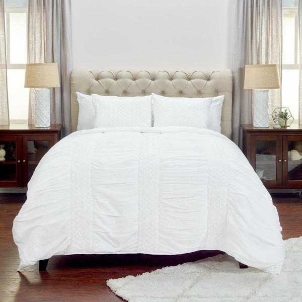 White Queen 100% Cotton 300 Thread Count Machine Washable Down Alternative Comforter N270-479980