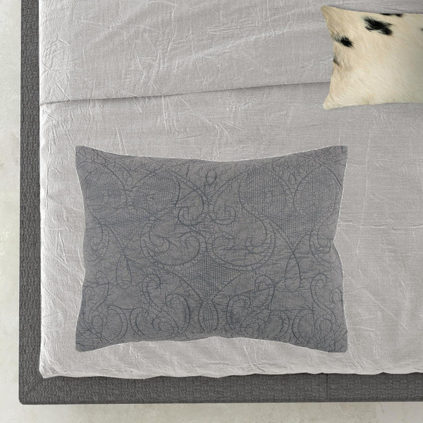 Gray Queen 100% Cotton 300 Thread Count Machine Washable Down Alternative Comforter N270-479882