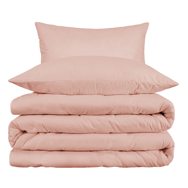 Blush King Cotton Blend 1000 Thread Count Washable Duvet Cover Set N270-528114