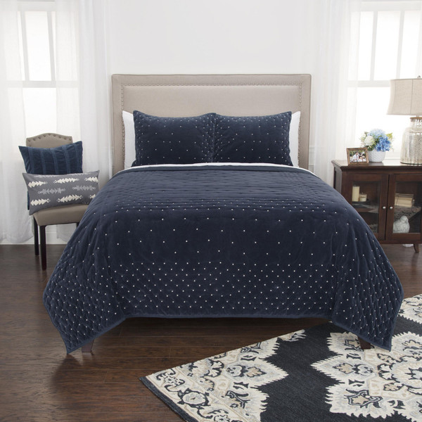 Gray Queen Cotton Blend 300 Thread Count Dry Clean Only Down Alternative Comforter N270-480076