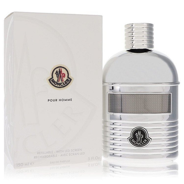 Moncler by Moncler Eau De Parfum Spray (Refillable + LED Screen) 5 oz (Men) V728-559572