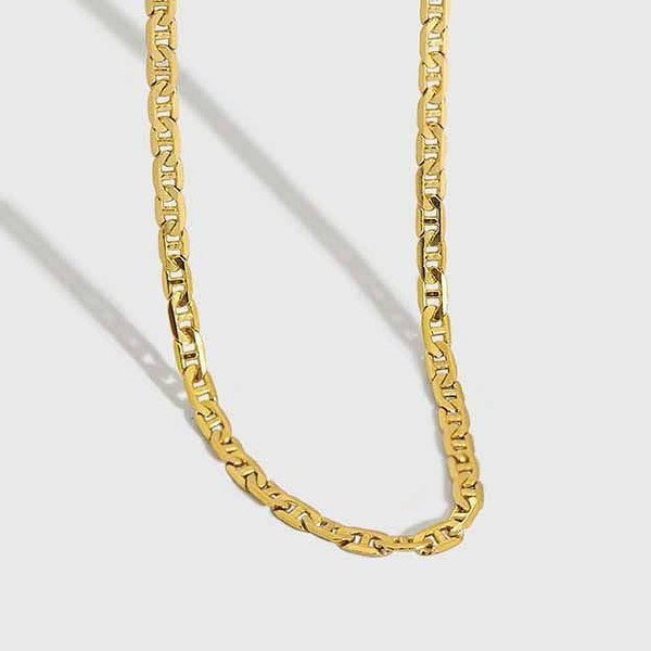 Simple 925 Sterling Silver Stacking Chain Necklace R866-HFH_625946828215