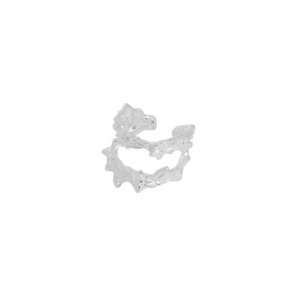 Fashion Double Layer Irregular  925 Sterling Silver Non-Pierced Earring(Single) R866-HFH_635873107952