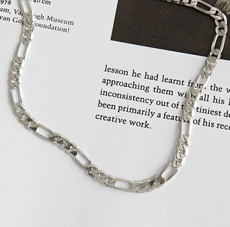 Hollow Chain Choker 925 Sterling Silver Necklace R866-HFH_599670651423