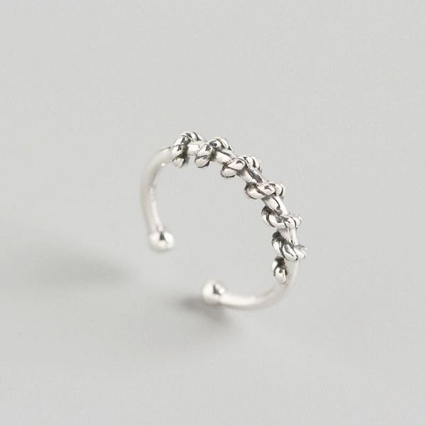 Vintage Twining 925 Sterling Silver Adjustable Ring R866-MLYH_617428435155