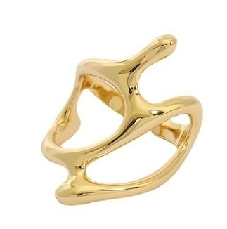 Casual Hollow Irregular Geometry 925 Sterling Silver Adjustable Ring R866-HFH_638620951961