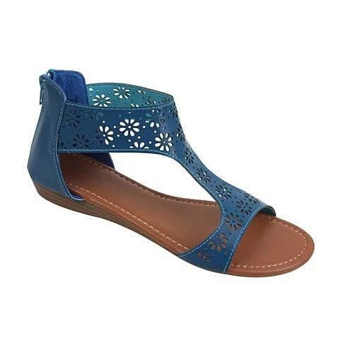 Color: Blue,Size: 8 - Crazy Daisies Summer Sandals K290-2186998212