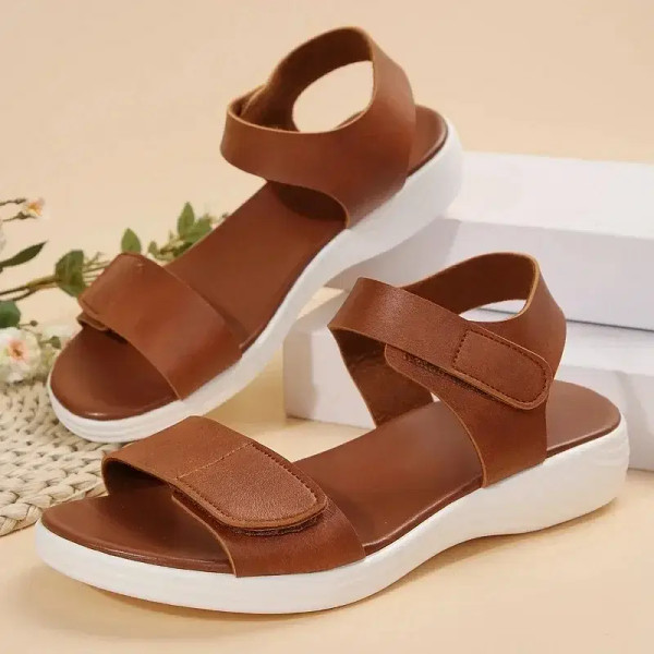 Color: Brown, Shoe Size: 37 - 2024 New Summer Sandals Travel Women Shoes New Sandal Sole Durable Sa F640-12000040423467732