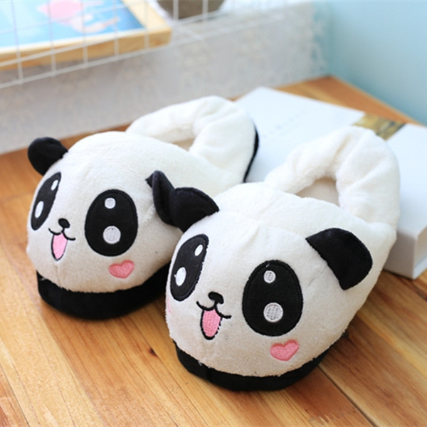 Color: Lovely, Size: Bag heel - THINKTHENDO Nette Panda Augen Frauen Nette Hausschuhe Schone Cartoo Q119-CJNS108198306FU