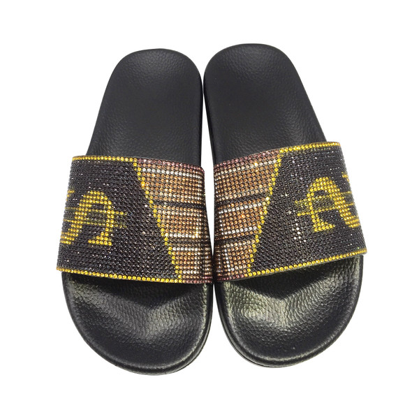 style: D, Size: 38 - European and American Rhinestone Dollar Slippers Women's Summer Wear Fashion A Q119-CJNS100981121UF