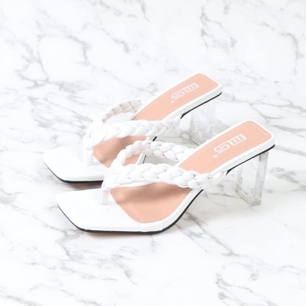 Summer New Style European And American Crystal Heel Comfortable Flip Flops Q119-CJNS1222001
