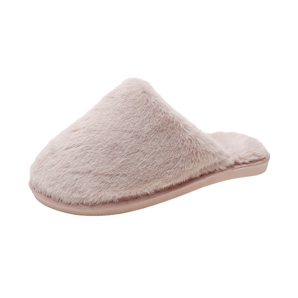 Home Cotton Slippers Thick Bottom Plush Home Indoor Warm Slippers Q119-CJNS1229136
