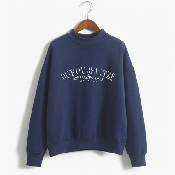 Color: WHITE, Size: XL, Ships From: france - Women'S Sweatshirt Pullover Graphic Letters Print Casu F640-12000034450486093