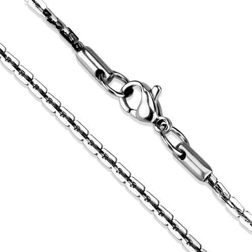 TK2440 - High polished (no plating) Stainless Steel Chain with No Stone A874-TK2440