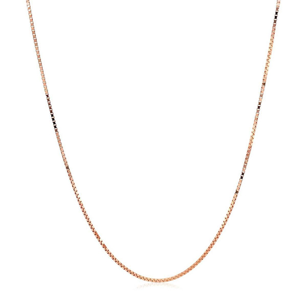 Size: 22'' - 14k Rose Gold Adjustable Box Chain (0.70 mm) P150-48647-22
