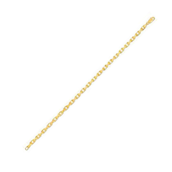 Size: 20 - 14k Yellow Gold French Cable Link Chain (3.60 mm) P150-04935-20