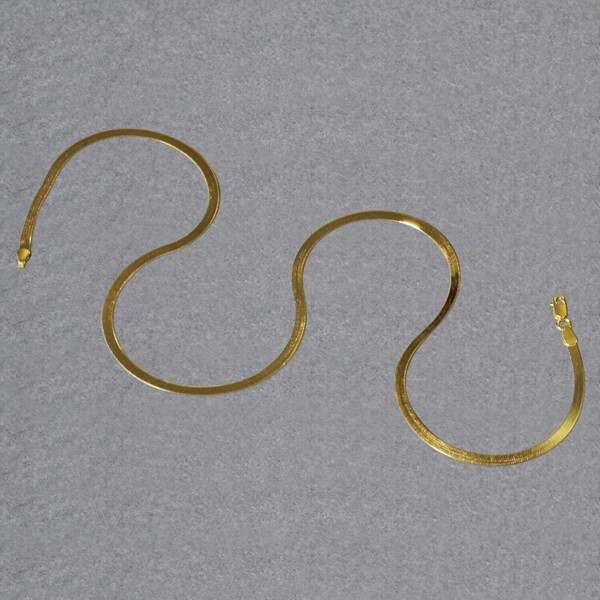 Size: 16'' - 14k Yellow Gold Super Flex Herringbone Chain (2.80 mm) P150-41993-16
