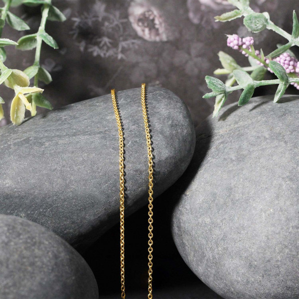 Size: 16'' - 14k Yellow Gold Forsantina Lite Cable Link Chain (1.50 mm) P150-66284-16