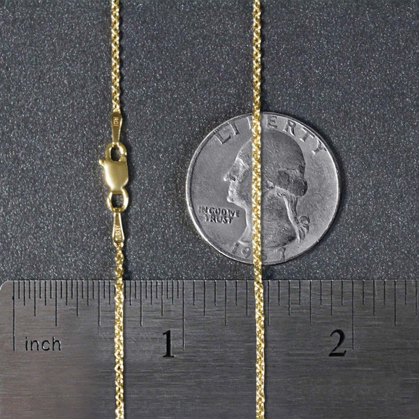 Size: 16'' - 14k Yellow Gold Forsantina Lite Cable Link Chain (1.50 mm) P150-66284-16