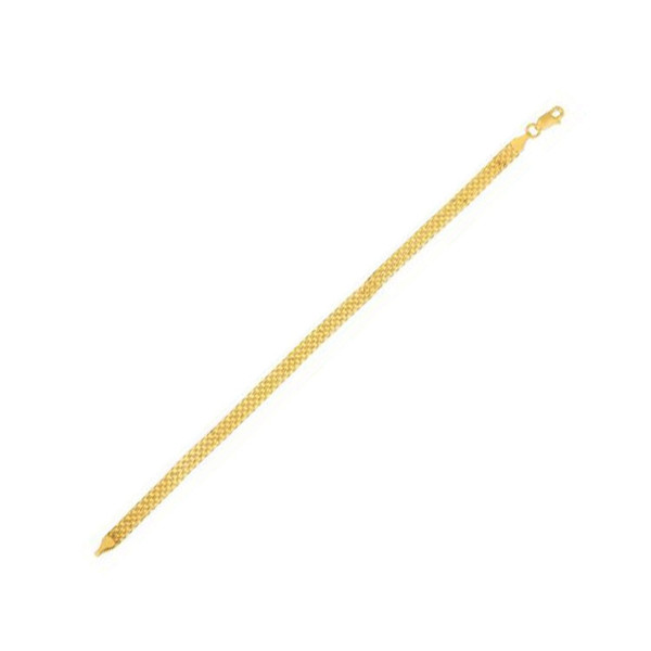 Size: 20 - 14k Yellow Gold Bismark Chain (4.70 mm) P150-82044-20