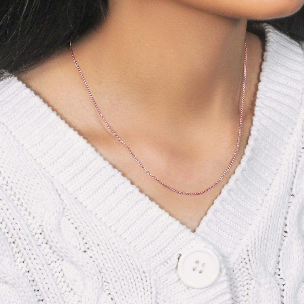 Size: 16'' - 14k Rose Gold Diamond Cut Round Wheat Chain (1.20 mm) P150-53269-16