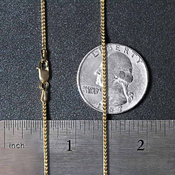Size: 16'' - 14k Yellow Gold Franco Chain (1.20 mm) P150-37468-16
