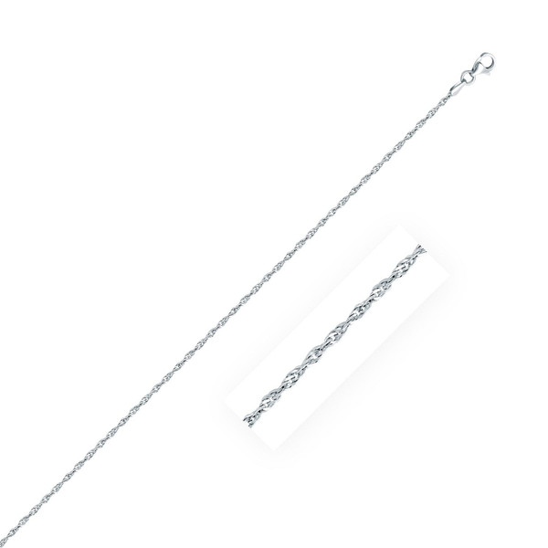 Size: 16'' - Sterling Silver Singapore Style Chain (1.80 mm) P150-96345-16