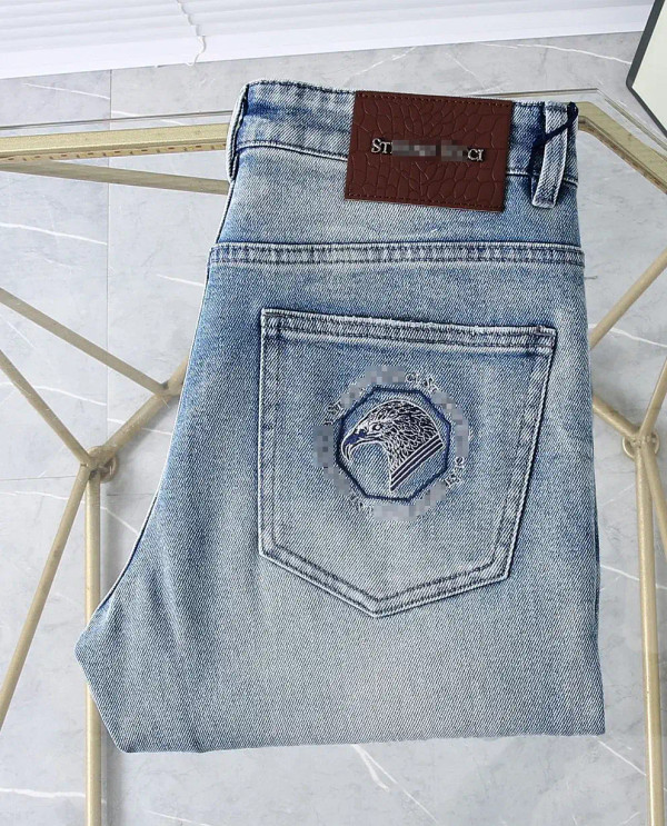 BILLIONAIRE BLKA CPTG Jeans Thin Cotton Men 2025 Spring Summer new Fashion Embroidery comfortable o F640-3256808263589131