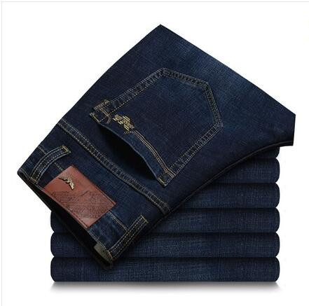 Elastic autumn and winter high grade male jeans business straight tube repair brand jeans men loose Q119-CJNSXZNZ00455