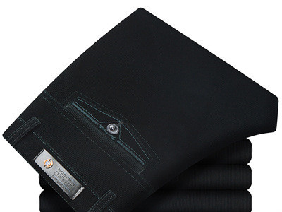 Autumn And Winter Corduroy Men'S Trousers Middle-Aged And Old Thick Loose Straight Leg Velvet Pants Q119-CJNZ1125580