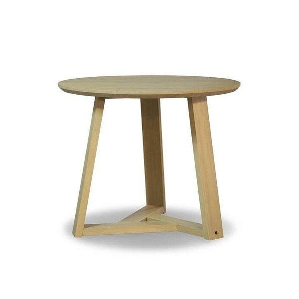 36 Inch Round Scandinavian Solid Wood Dining Table in Blonde Q280-BLJAP36348