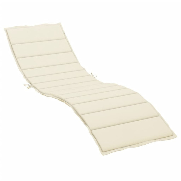  Sun Lounger Cushion Cream 78.7"x19.7"x1.2" Oxford Fabric A949-314190