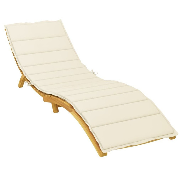  Sun Lounger Cushion Cream 78.7"x19.7"x1.2" Oxford Fabric A949-314190