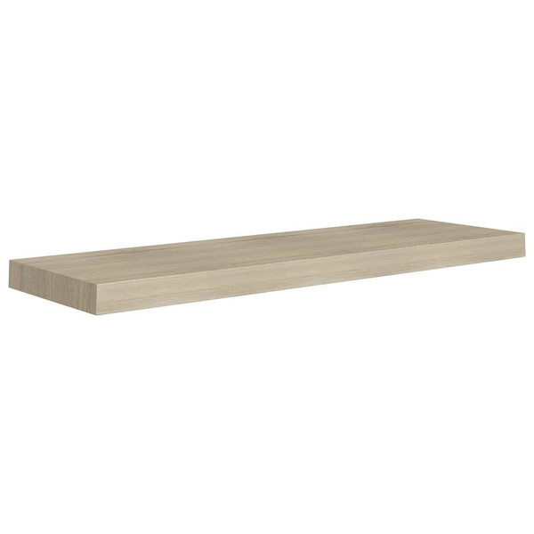  Floating Wall Shelves 4 pcs Oak 31.5"x9.3"x1.5" MDF A949-323879